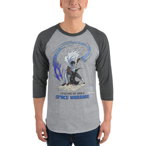 Space Warrior 3/4 sleeve raglan shirt