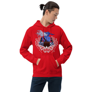 The Drum King Guards White Unisex Hoodie