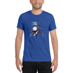 Legends of Onile:Drum King Stance Short sleeve t-shirt